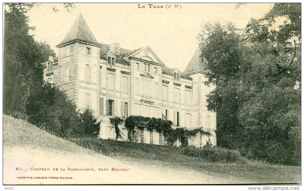 Chateau De La Barbazanié, Près BRASSAC (Tarn)    -  N°60 - Brassac