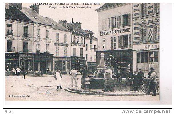 LA FERTE GAUCHER - Le Grand Bassin - Perspective De La Montesquiou - La Ferte Gaucher