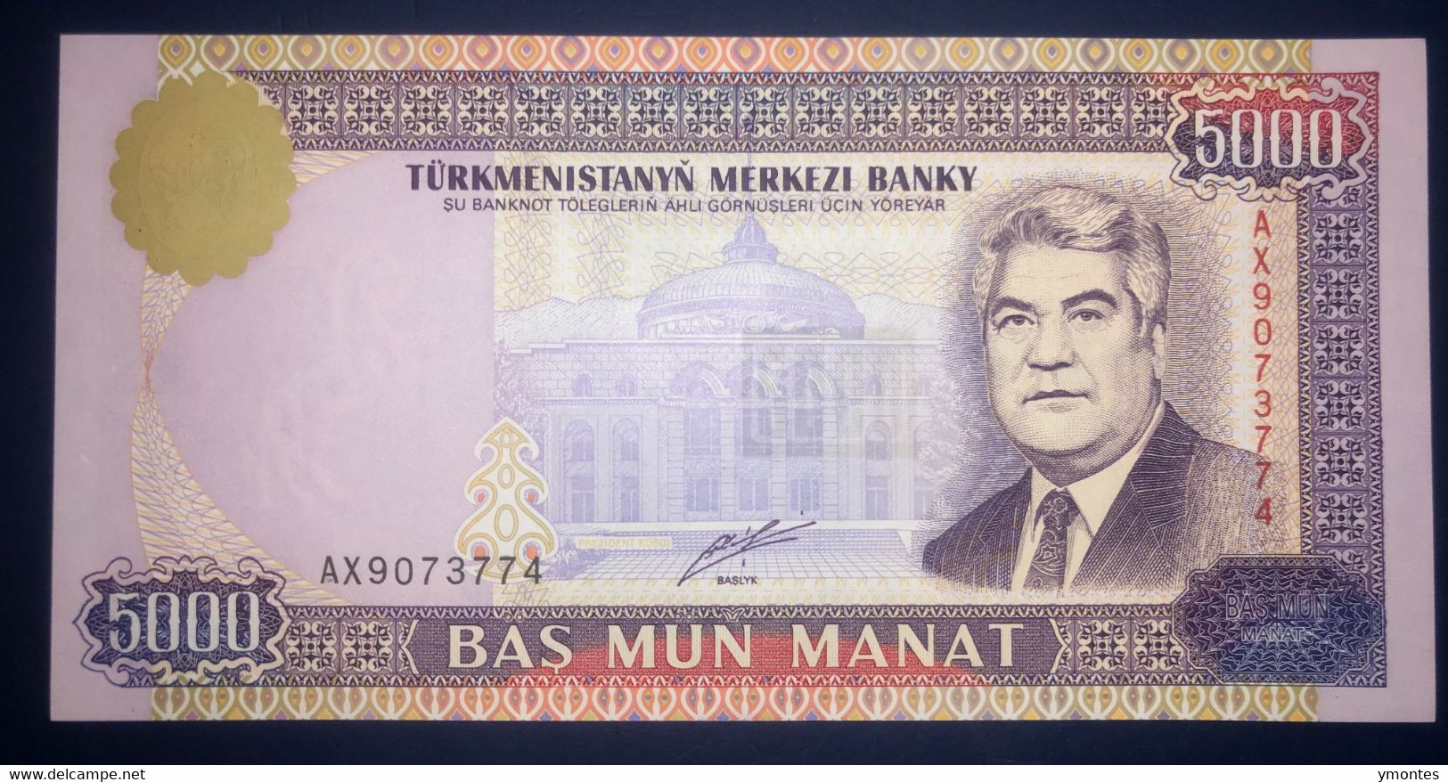 Turkmenistan 5000 Manats ( 2000 Year) - Turkmenistan