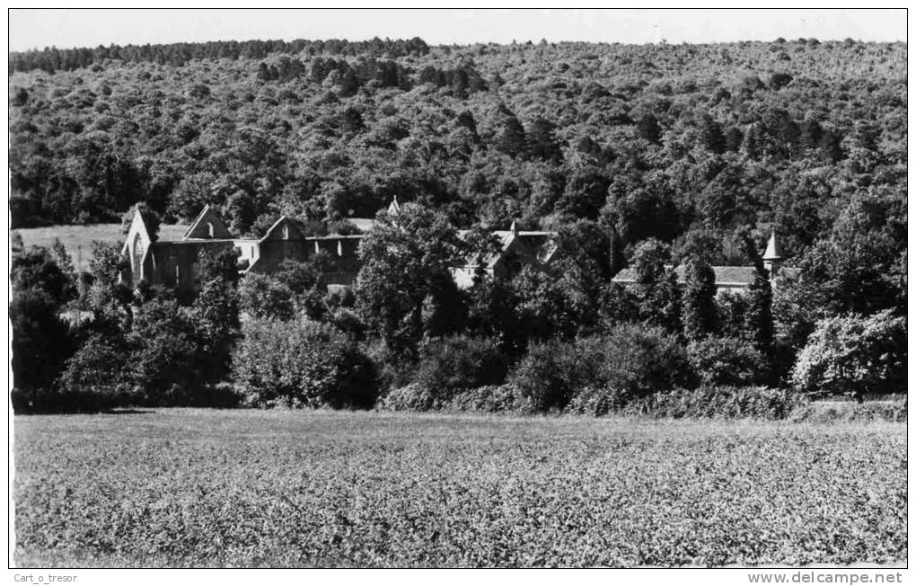 CPSM 22 PLÉNÉE-JUGON - ABBAYE DE BOQUEN - VUE GÉNÉRALE - Plénée-Jugon