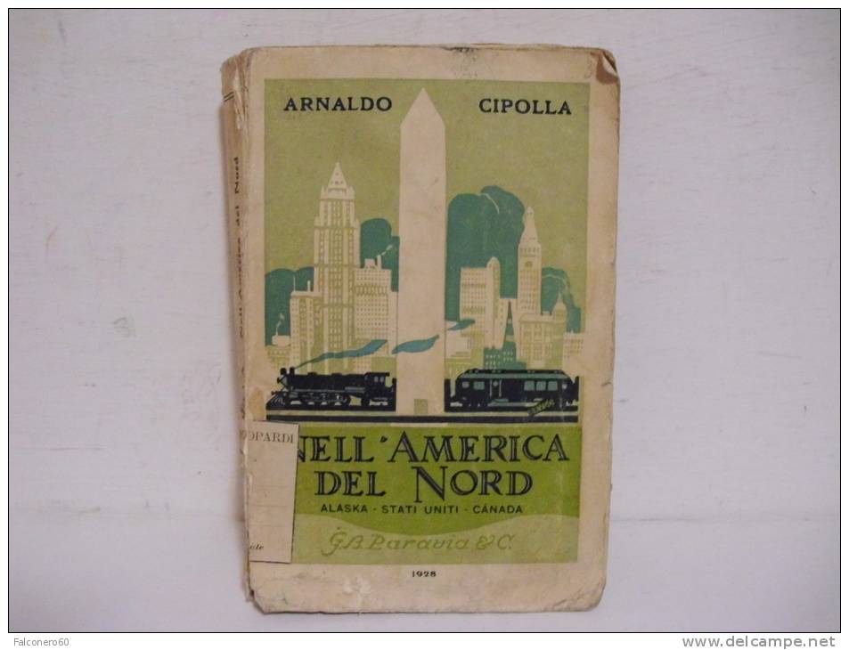 A. Cipolla / NELL'AMERICA  DEL  NORD - Alte Bücher