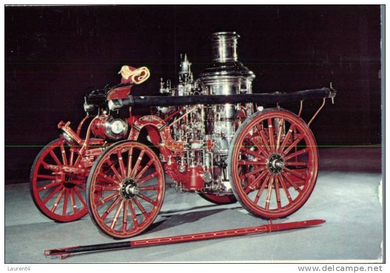 (720) Fire Truck Antique - Camion De Pompier Historic - Feuerwehr