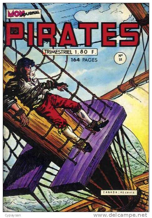 PIRATES N° 51 BE MON JOURNAL 08-1973 - Piraten