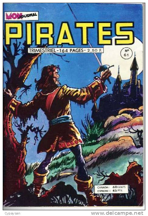 PIRATES N° 61 BE MON JOURNAL 02-1976 - Piraten