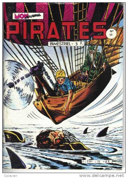 PIRATES N° 88 BE MON JOURNAL 05-1982 - Piraten