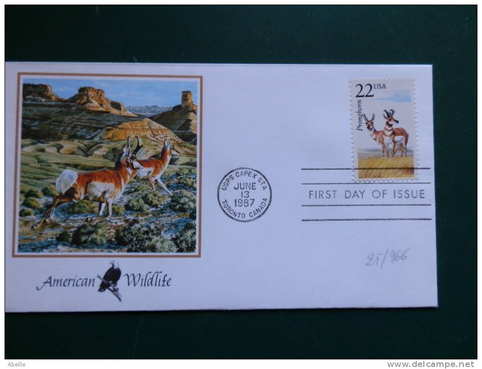 25/966     FDC   USA - Animalez De Caza