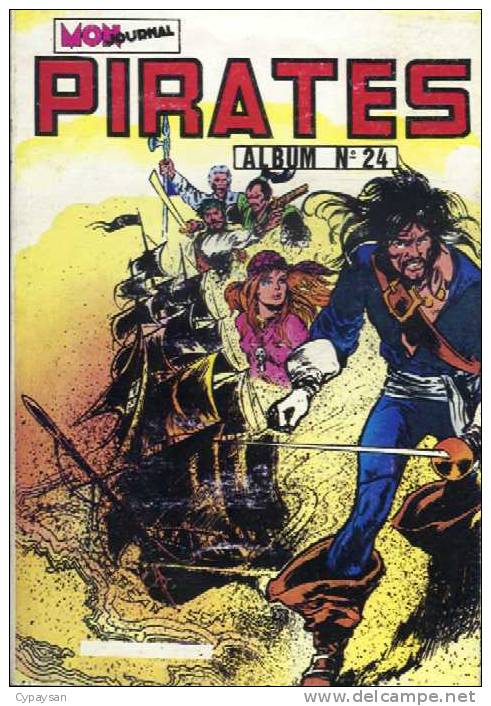 PIRATES ALBUM N° 24 ( 97 98 99 ) BE MON JOURNAL 01-1984 - Piraten