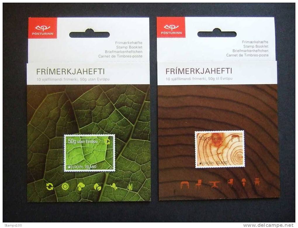 ICELAND, ISLAND, IJSLAND 2011   CEPT   BOOKLETS Self Adhesive Stamps     MNH **   BOXIJS-2600 - 2011