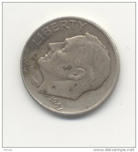 ONE DIME ARGENT SILVER 1947 S            (2,49GRS) - 1946-...: Roosevelt