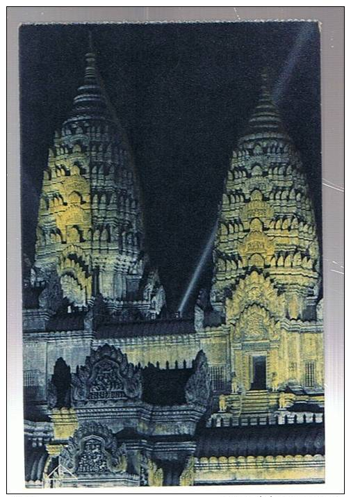 *CPA**PARIS***Exposition Coloniale Internationale***1931***Angkor-Vat***Braun Et Cie***Colorisée*** - Expositions