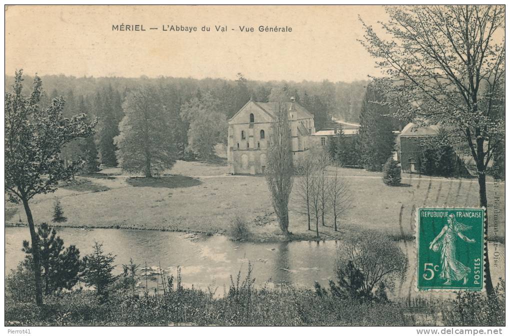MERIEL - L'Abbaye Du Val - Vue Générale - Meriel