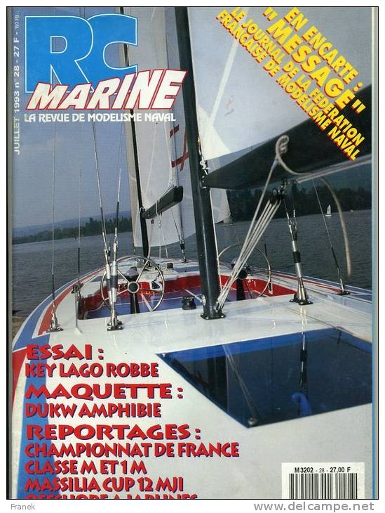 RC Marine  N°28 - Juillet 1993 - Modélisme