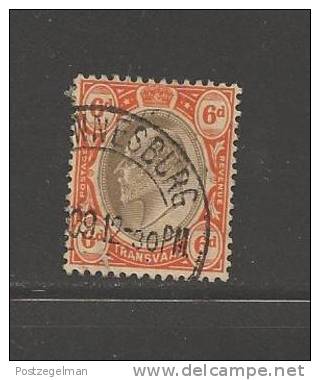 SOUTH AFRICA TRANSVAAL 1902 Used Stamp(s) Edward VII 6d Orange Nr. 108 - Transvaal (1870-1909)