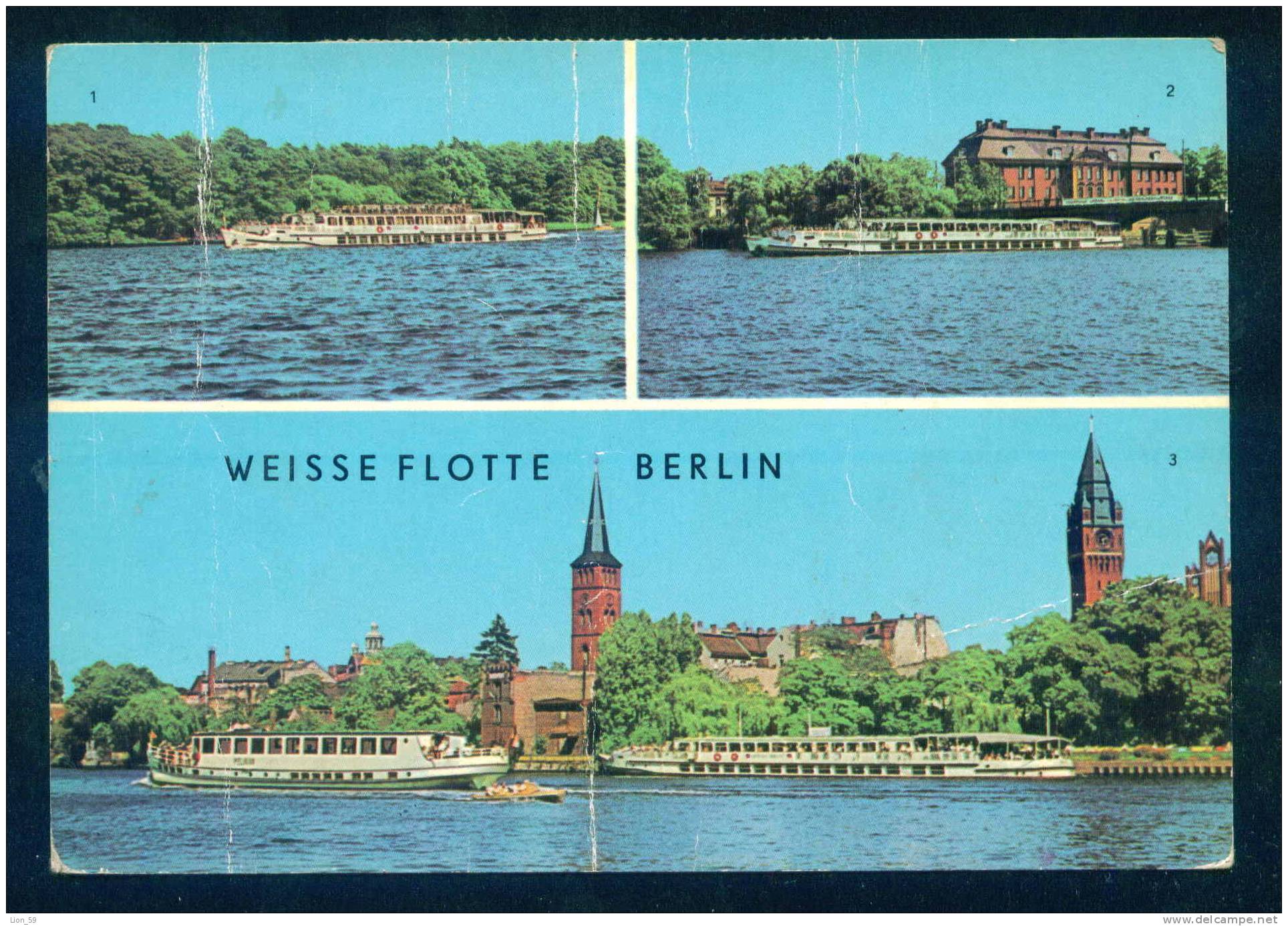 56460 // BERLIN - 1979 LEIPZIGER MESSE , LENIN , WEISSE FLOTTE Deutschland Germany Allemagne Germania - Franking Machines (EMA)