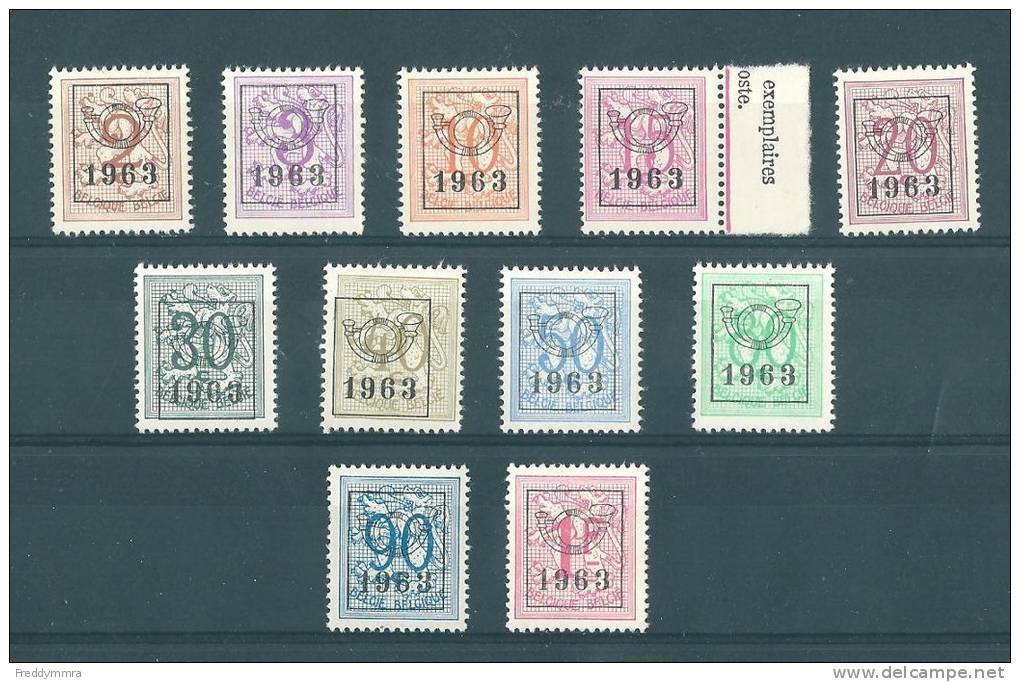 Belgique: Préo 56 ** (1963) - Typos 1951-80 (Chiffre Sur Lion)