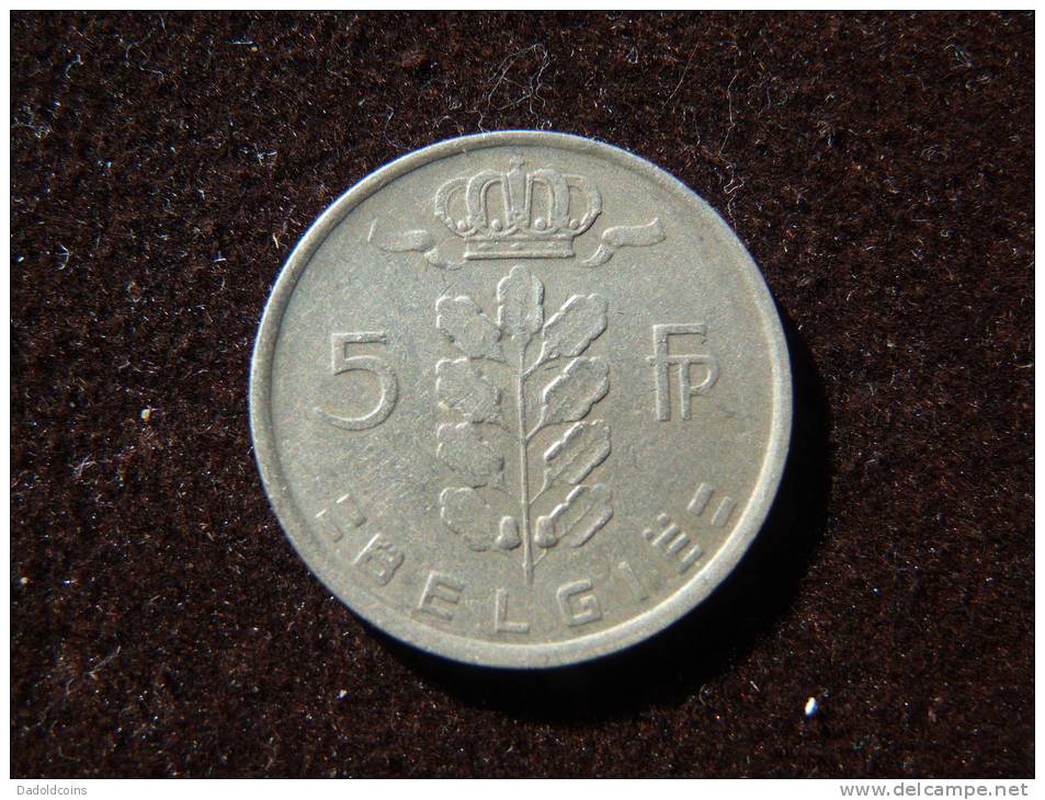 Belgie Belgique 5 Francs 1950 Nickel. Ver Detalles En Fotos. - 5 Francs