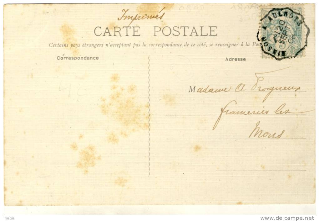 Sains-du-Nord - Grotte Notre-Dame De Lourdes -Fillettes - Jolie Carte Couleur Et Toilée- 1906 ( Voir Verso ) - Feignies