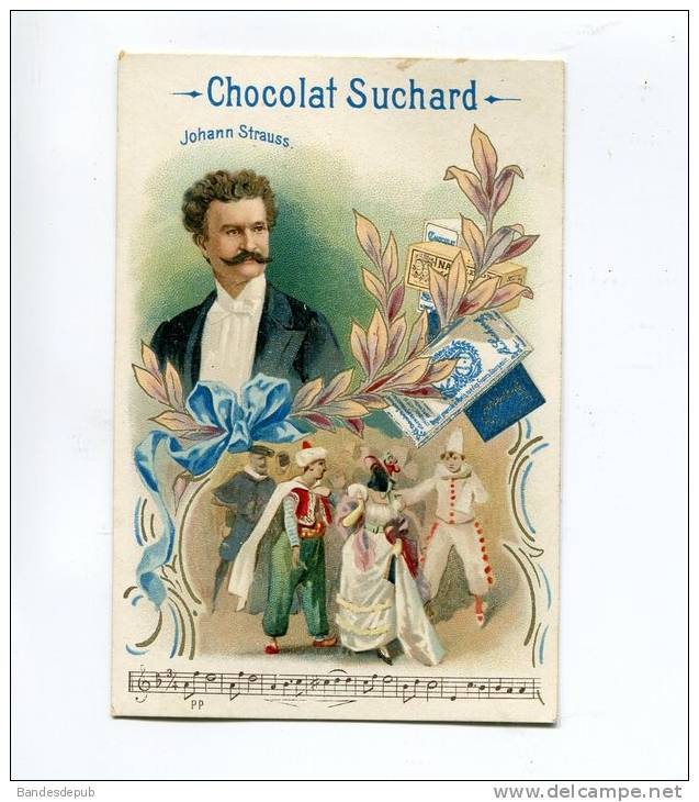 SUCHARD  Chromomusicien Compositeur Musique Strauss Bal Costumé - Suchard