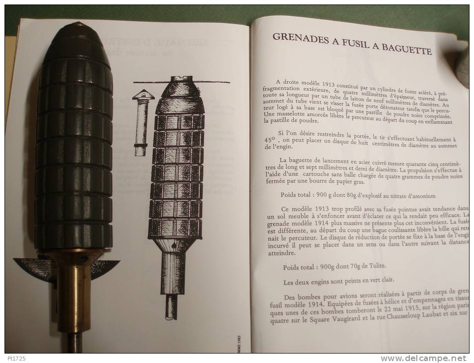 SUPERBE GRENADE A FUSIL ALLEMANDE MODELE 1913 ( TOTALEMENT INERTE ) !!!