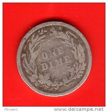 **** USA  - ETATS-UNIS  - 1 - ONE BARBER DIME 1892 - ARGENT - SILVER **** EN ACHAT IMMEDIAT !!! - 1892-1916: Barber