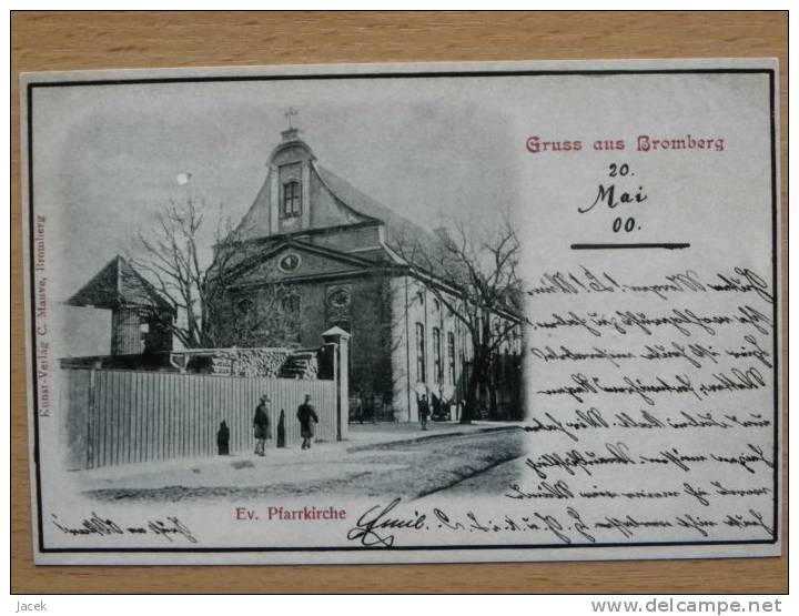 Bromberg Bydgoszcz 1899  Ev Pfarrkirche  Reproduction - Westpreussen