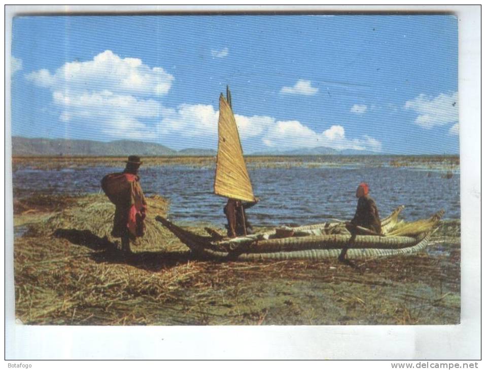 CPM BOLIVIE, PESCA EN LAGO TITICACA - Bolivië