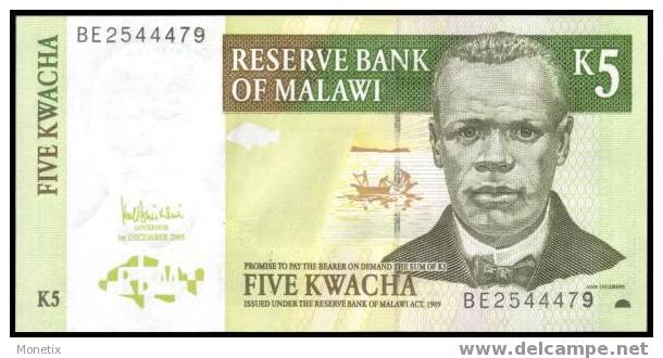 Malawi #new 5, 5 Kwacha, 2005, UNC - Malawi