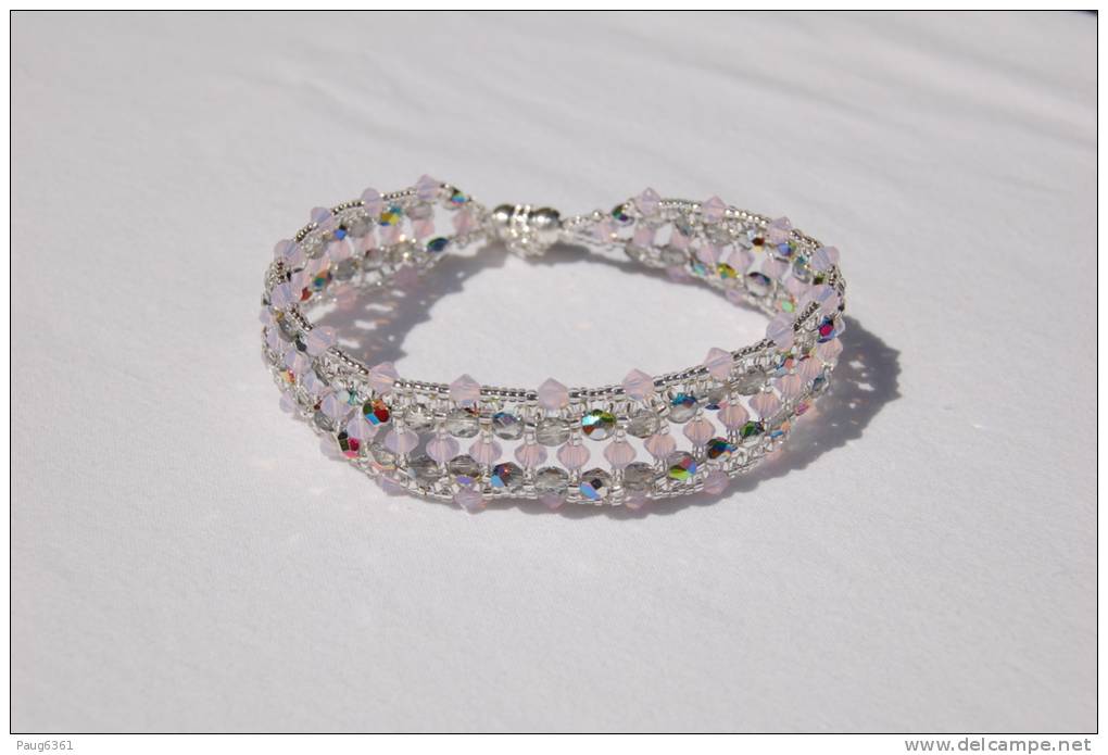 Bracelet Perles Cristal Swarovski, Perles Cristal De Bohême - Armbänder