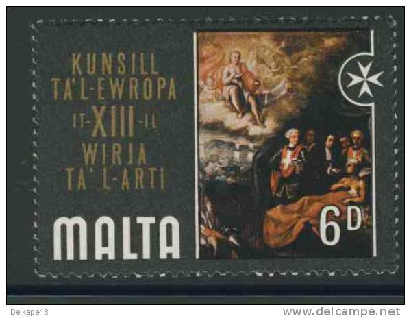 Malta 1970 Mi 404 YT 406 ** "Allegory Of The Order" By Neapolitan School / Orden Des Hl. Johannes - Allegorie, 17. Jh. - Paintings