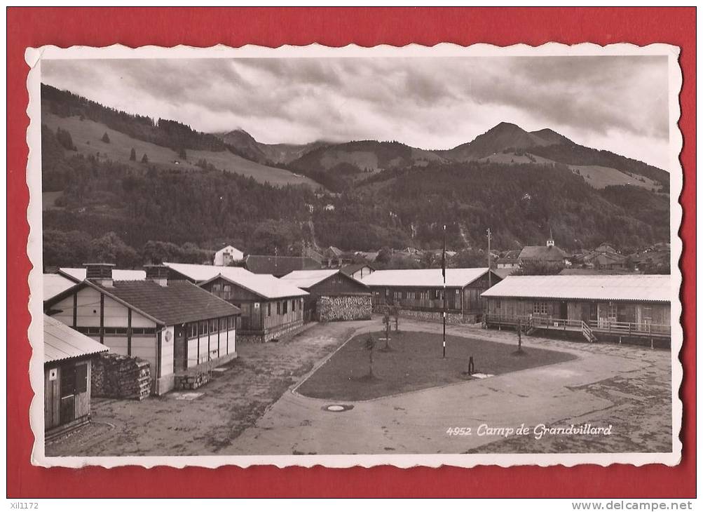 K854 Camp Militaire De Grandvillard.Circulé Sous Enveloppe. Social Romand 4952 - Grandvillard