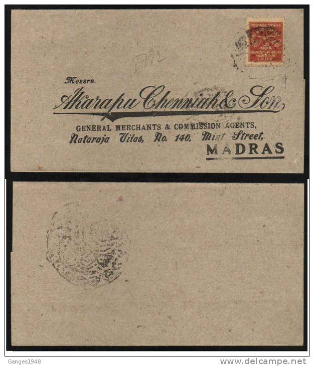 CHARKHARI State India  1 PIES  SG 15  On Cover  # 31325 Inde Indien - Charkhari