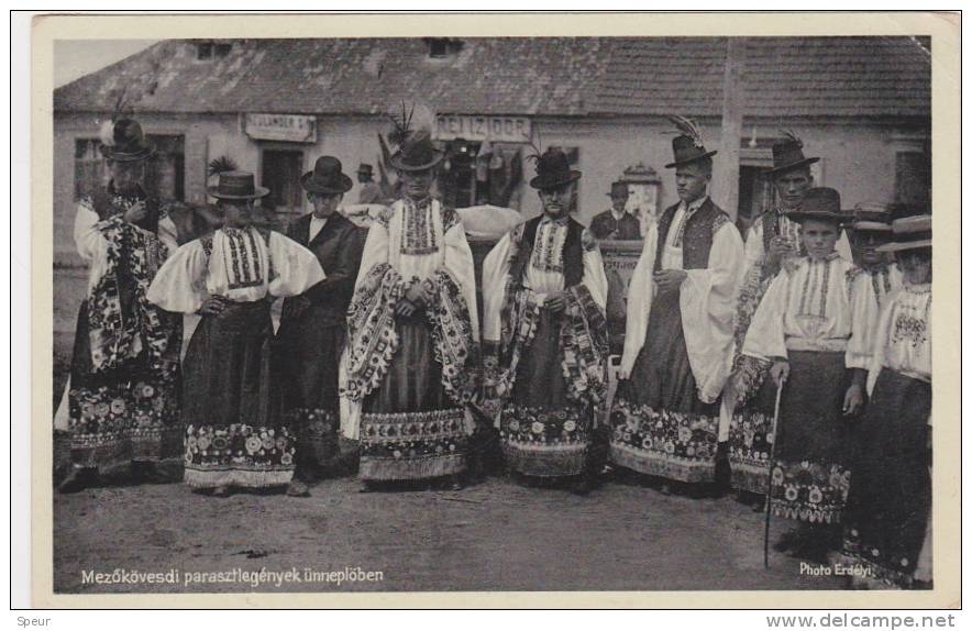 Mezokövesd, Hungary - Men In Regional Costumes, 1930's? Postally Used, Message In English. - Ungheria