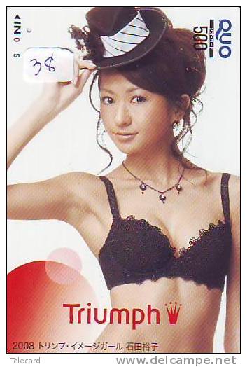 TRIUMPH Telecarte Japon Sous Vetement Féminin Sexy Lady Bathclothes TRIUMPH (38) Japan - Moda