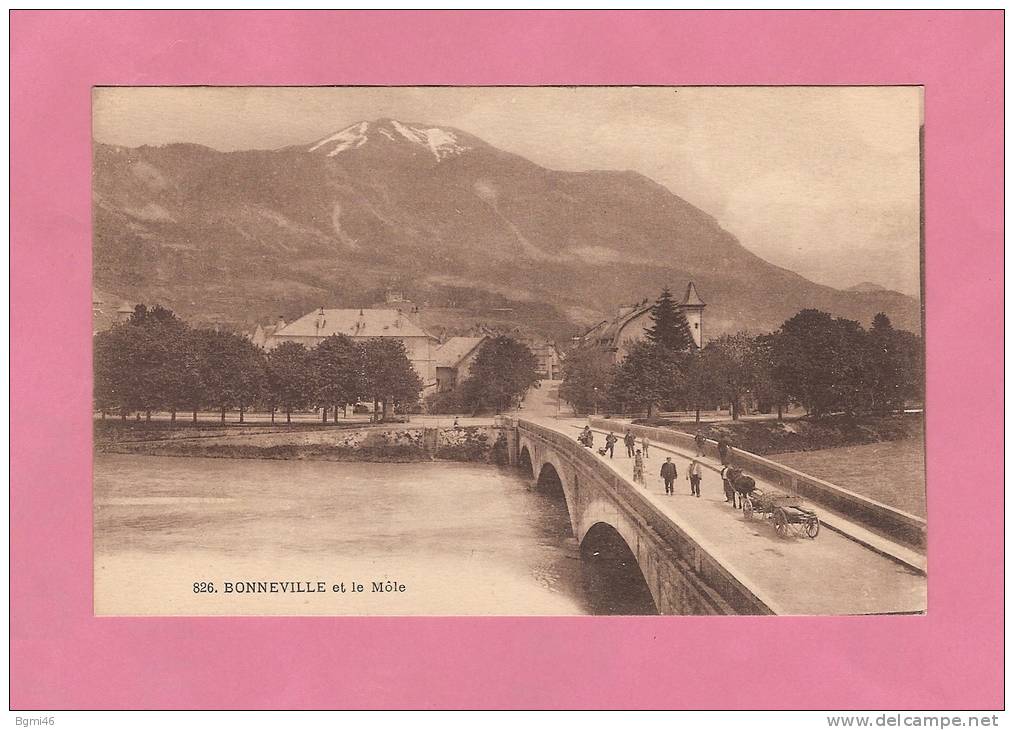 CPA..( 74 )..BONNEVILLE : Le Môle - Bonneville
