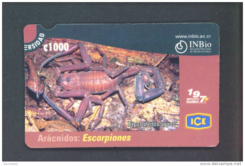 COSTA RICA  -  Remote Phonecard As Scan - Costa Rica