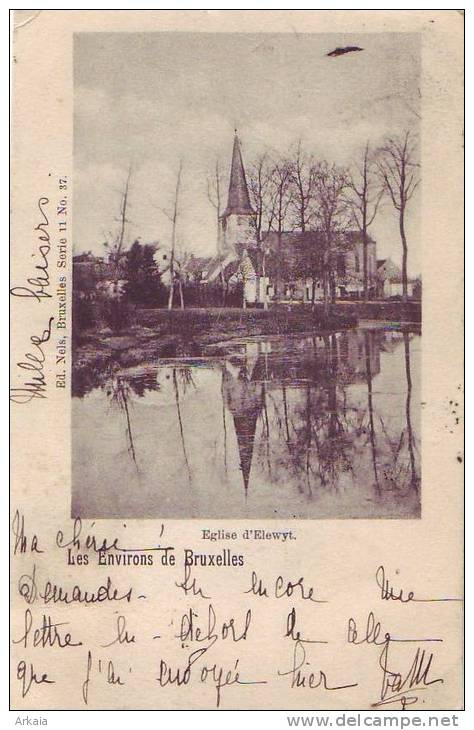 ELEWYT = Les Environs De Bruxelles = Eglise  (Nels  Bxl  S.11  N° 37) 1901 - Autres & Non Classés