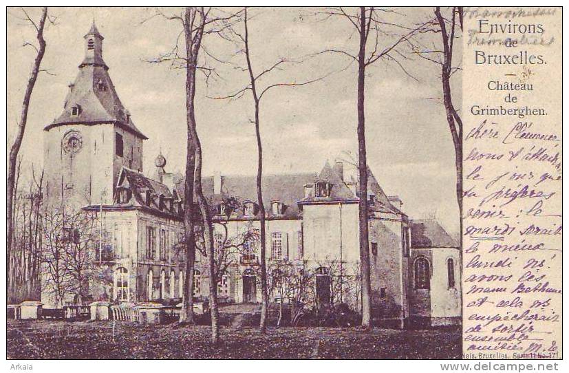 GRIMBERGEN = Les Environs De Bruxelles =  Château  (Nels  Bxl  S.11  N° 171) 1903 - Grimbergen