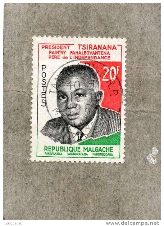 Madagascar : En L'Honneur Du Président  Tsiranana, Père De L'Indépendance : Portrait. - Madagascar (1960-...)