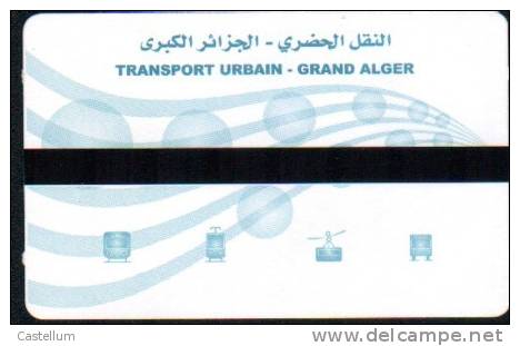 Ticket De Transport Metro D'Alger - Autres & Non Classés