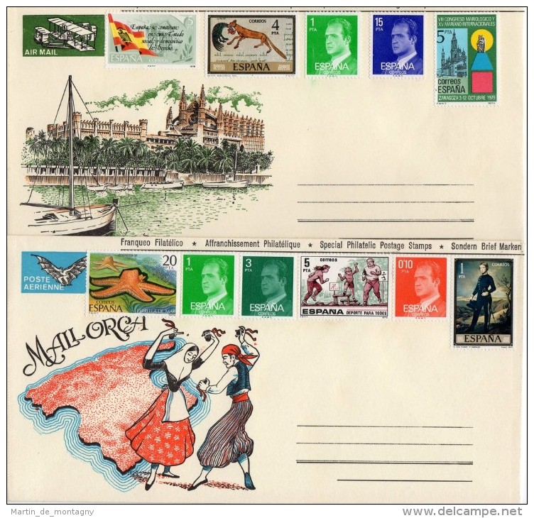 4 Typische Spanische Souvenir Briefe, Ungebraucht,  Siehe Scan, Los 31496 - Cartas & Documentos