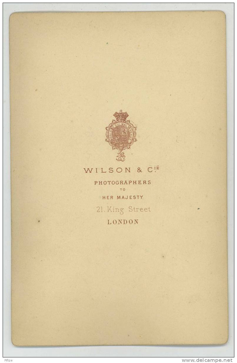 Cabinet Circa 1878 Wilson & Cie, London. Le Prince Impérial Louis Napoléon Bonaparte. - Ancianas (antes De 1900)