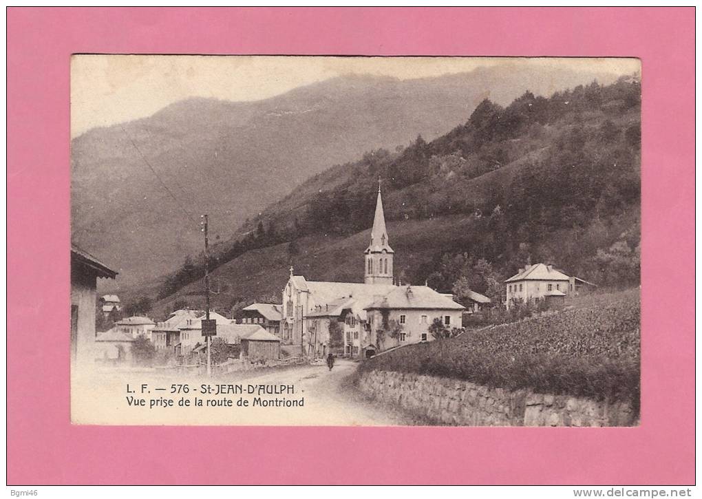 CPA..( 74 )..SAINT-JEAN-D'AULPH : Vue Prise De Montriond - Saint-Jean-d'Aulps