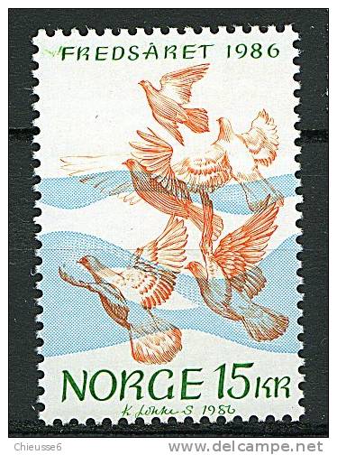 Norvège ** N° 914 - Année De La Paix  - - Ongebruikt