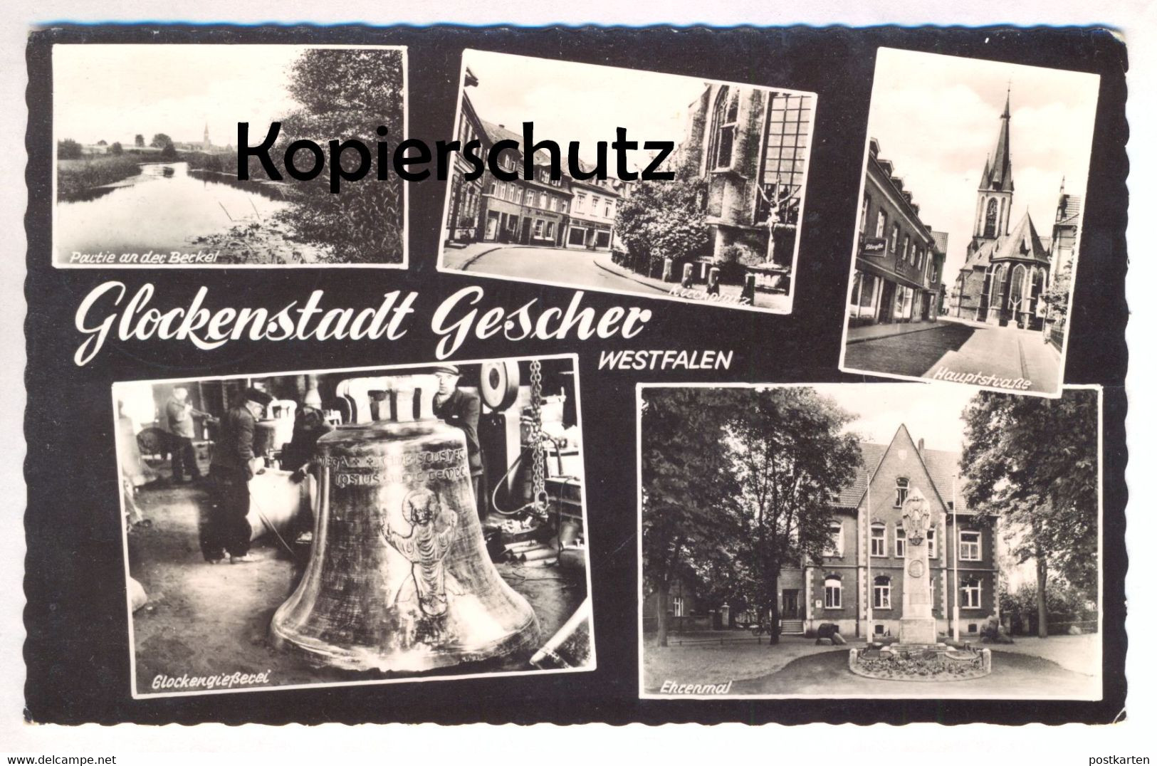 ÄLTERE POSTKARTE GESCHER GLOCKENGIESSEREI Cloche Cloches Bell Bells Clarine Glocken Glocke Cpa Postcard AK Ansichtskarte - Gescher