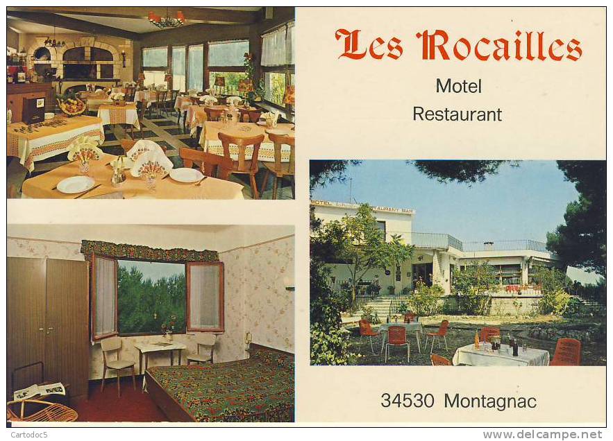 Montagnac  Les Rocailles  Motel Restaurant   Cpsm Format 10-15 - Montagnac