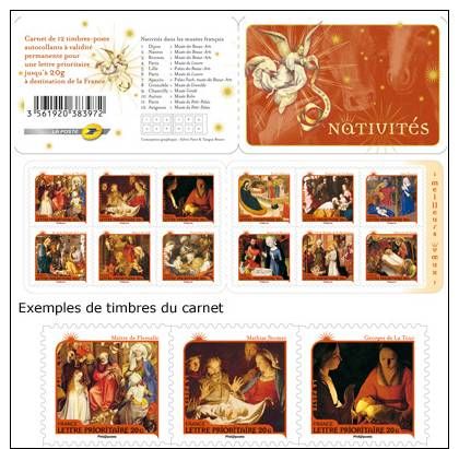 341 - Carnet "Nativités" - Commemorrativi