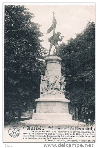 Hasselt  2 Monument Du Boerenkrijg - Hasselt