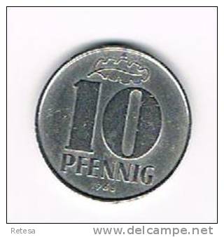 D.D.R. 10 PFENNIG  1968 A - 10 Pfennig