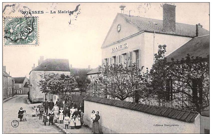 BOESSE (Loiret) -  La Mairie- Animée -   1907 - Altri & Non Classificati