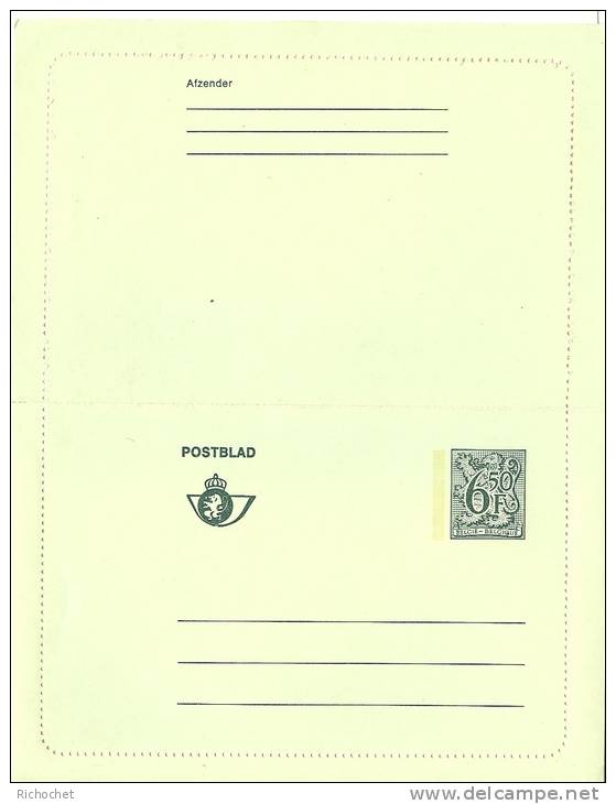 Belgique Carte-lettre N° 46 IV N ** - Carte-Lettere